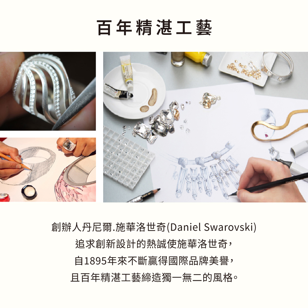 ç¾å¹´ç²¾æ¹å·¥è åµè¾¦äººä¸¹å°¼ç¾.æ½è¯æ´ä¸å¥Daniel Swarovski è¿½æ±åµæ°è¨­è¨çç±èª ä½¿æ½è¯æ´ä¸å¥, èª1895å¹´ä¾ä¸æ·è´å¾åéåçç¾è­½, ä¸ç¾å¹´ç²¾æ¹å·¥èç· é ç¨ä¸ç¡äºçé¢¨æ ¼ã 