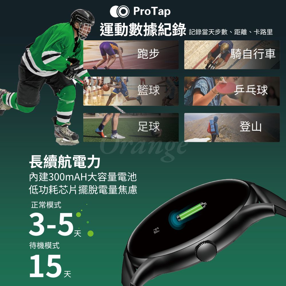 運動數據紀錄 記錄當天步數、距離、卡路里