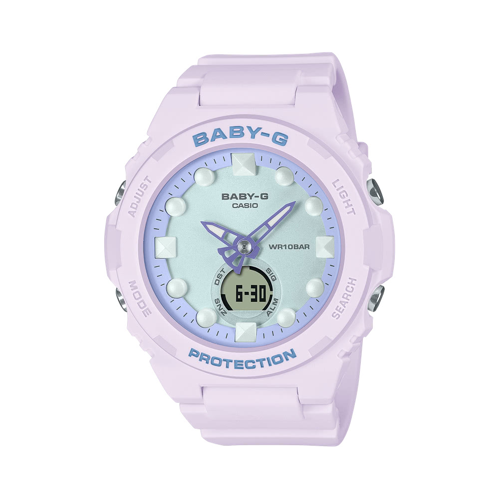 CASIO 卡西歐 BABY-G 多層次風格/42mm/粉(