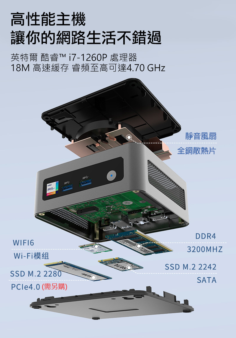 MOREFINE M9 Pro 迷你電腦(Intel Cor