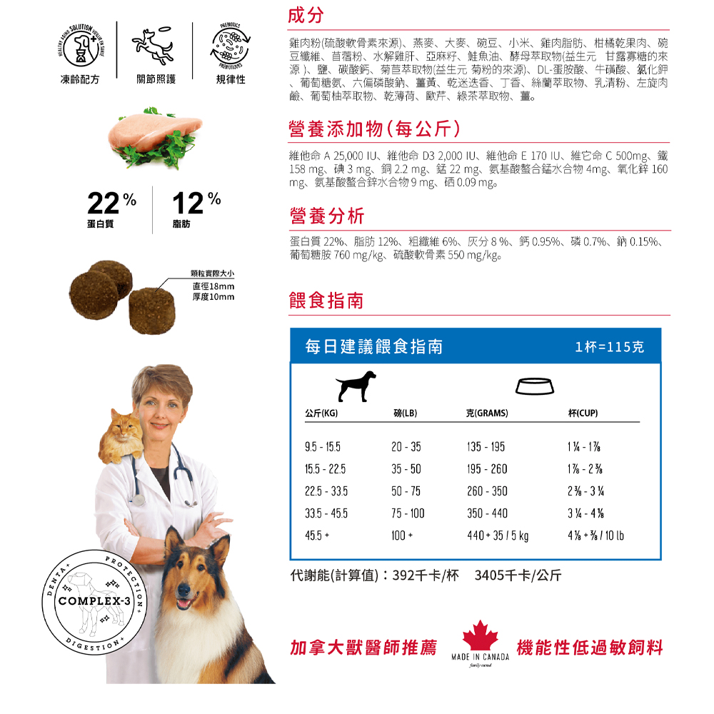 1stChoice 瑪丁 低過敏中大型高齡犬雞肉配方12KG 1stChoice 瑪丁 低過敏中大型高齡犬雞肉配方12KG