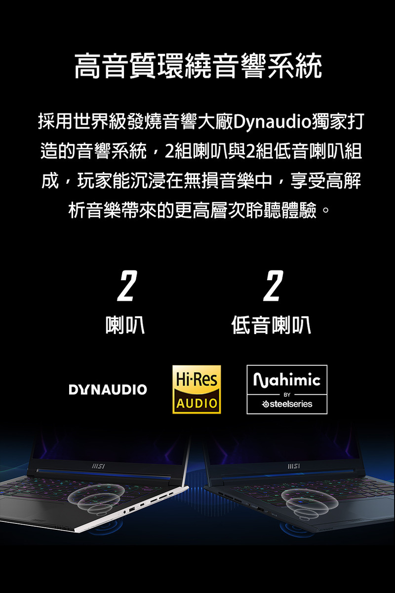 採用世界級發燒音響大廠Dynaudio獨家打