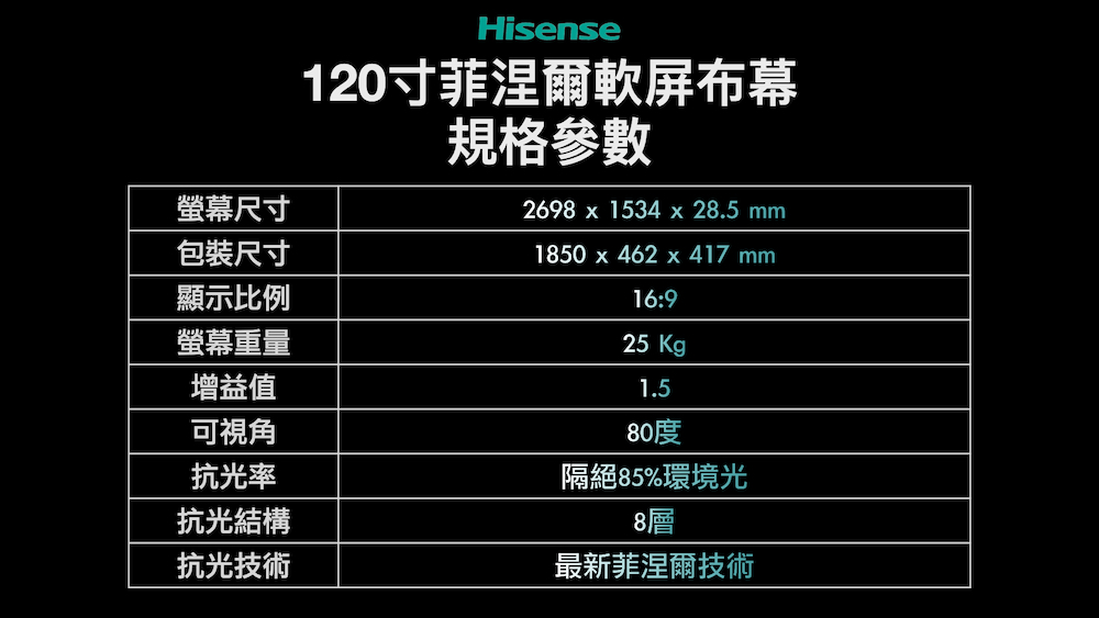 120寸菲涅爾軟屏布幕