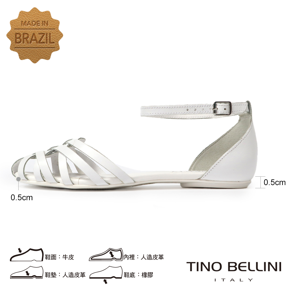 TINO BELLINI 貝里尼 巴西進口編織包趾涼鞋FSW