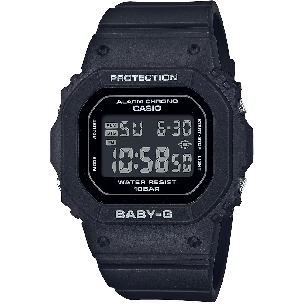 CASIO 卡西歐 福利品 BABY-G 纖薄輕巧電子手錶(