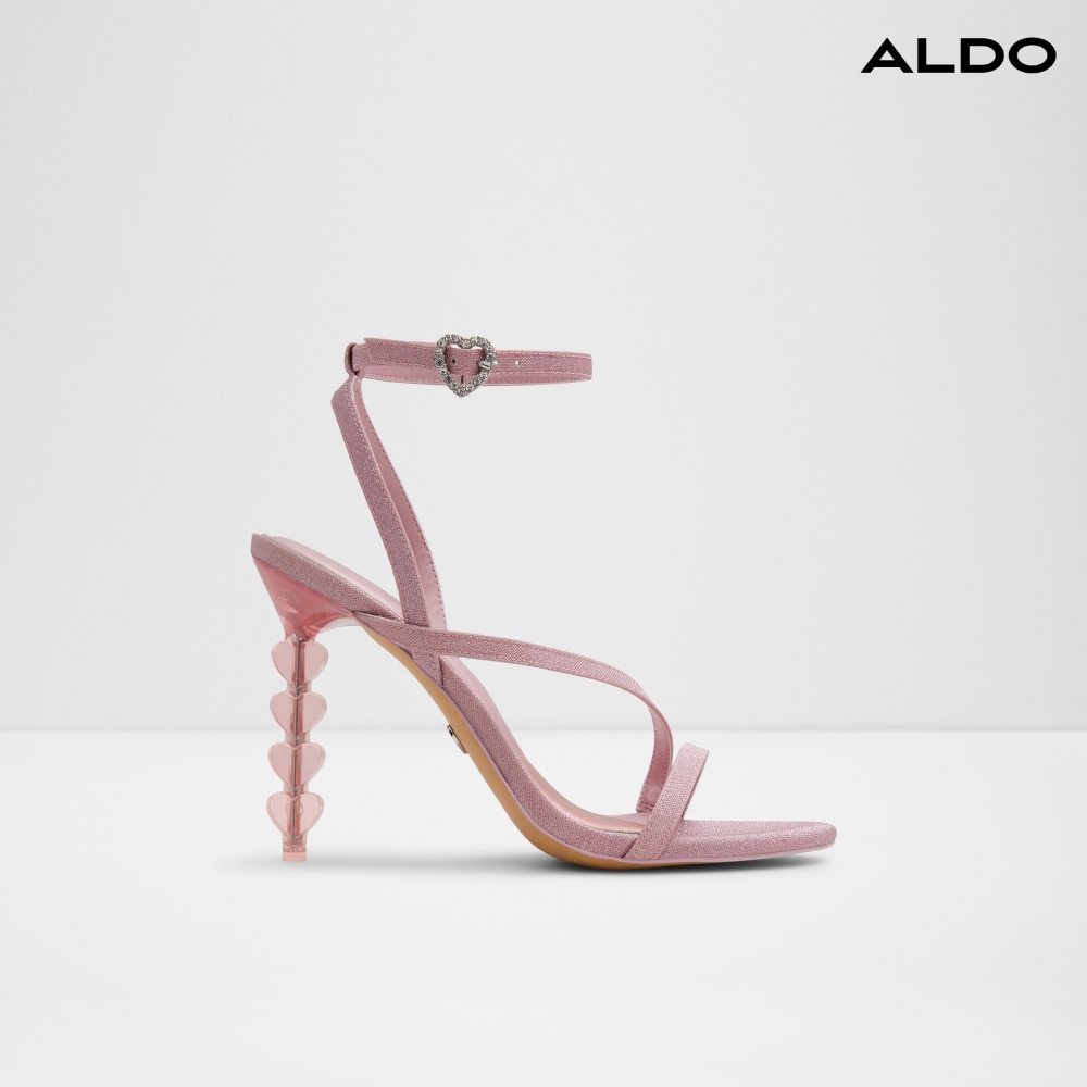 ALDO TIFFANIA-性感別緻愛心跟涼跟鞋-女鞋(粉色