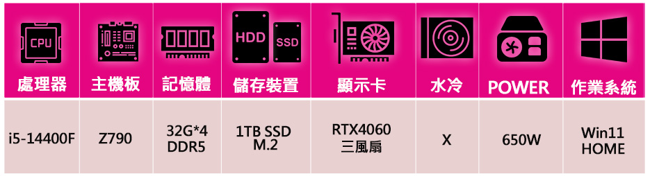 華碩平台 i5十核 RTX4060 3X WiN11{心之悠