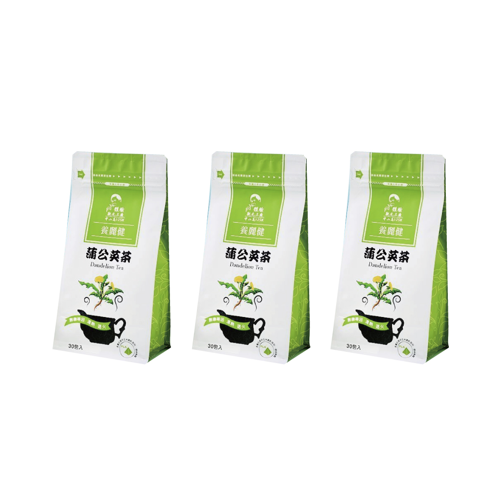 125KGO百茶老醋 蒲公英茶 30包入x3袋 推薦