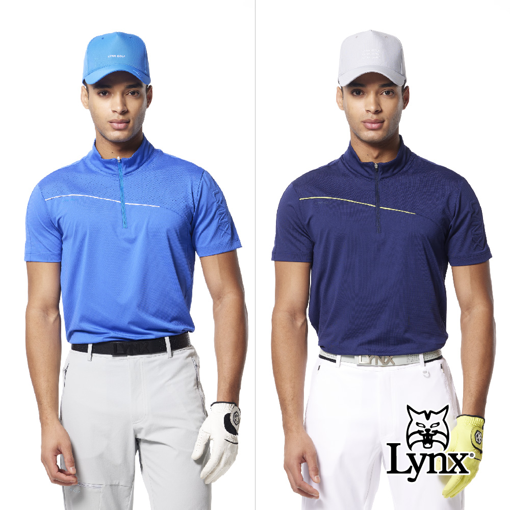 Lynx Golf 首爾高桿風格！男款合身版銀離子抗菌機能立