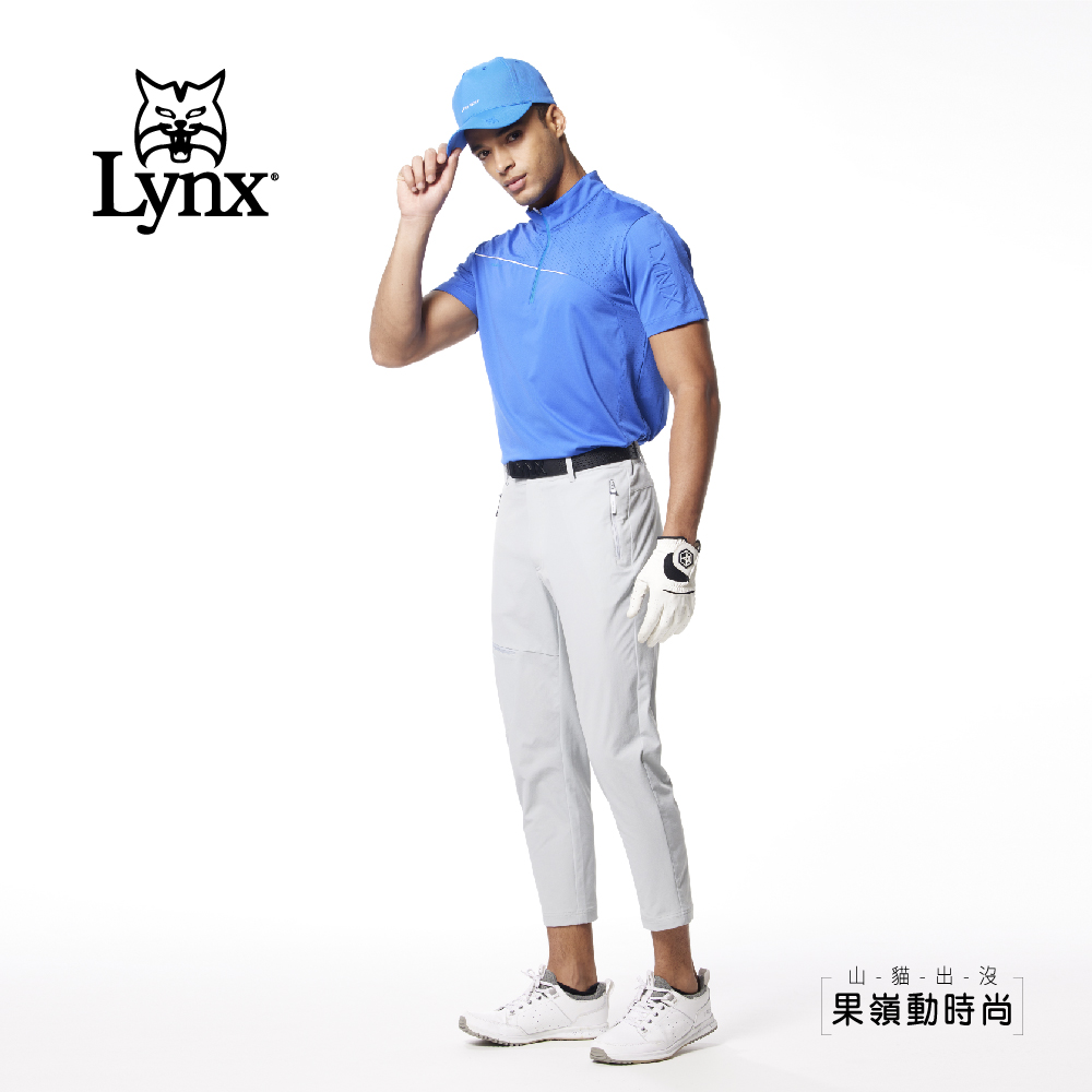 Lynx Golf 首爾高桿風格！男款合身版銀離子抗菌機能立