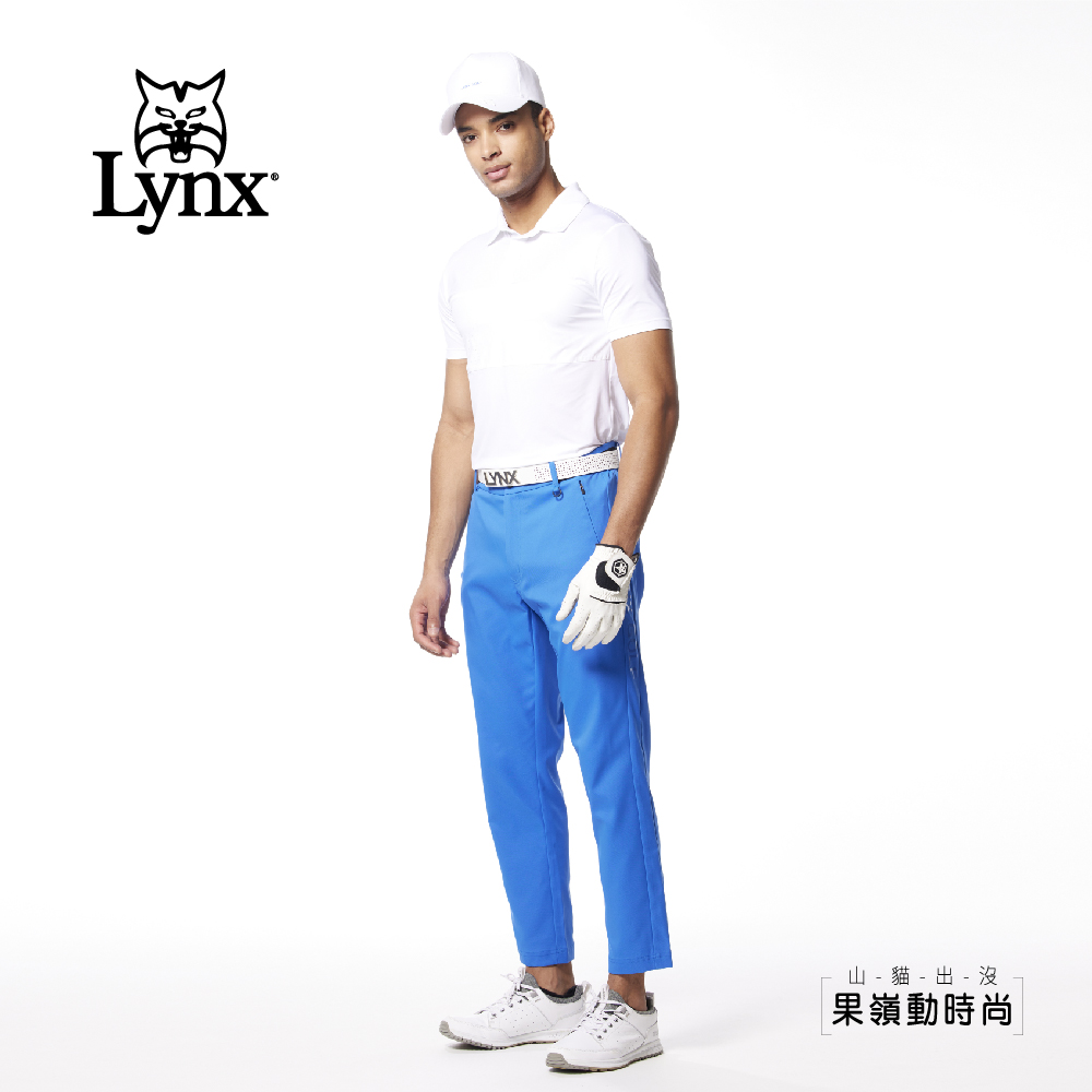 Lynx Golf 首爾高桿風格！男款合身版彈性舒適素面山貓
