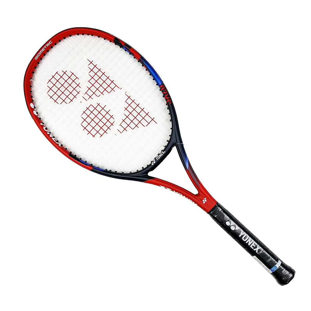 YONEX 硬式網球拍穿線拍紅X藍(VCOREACE)折扣推