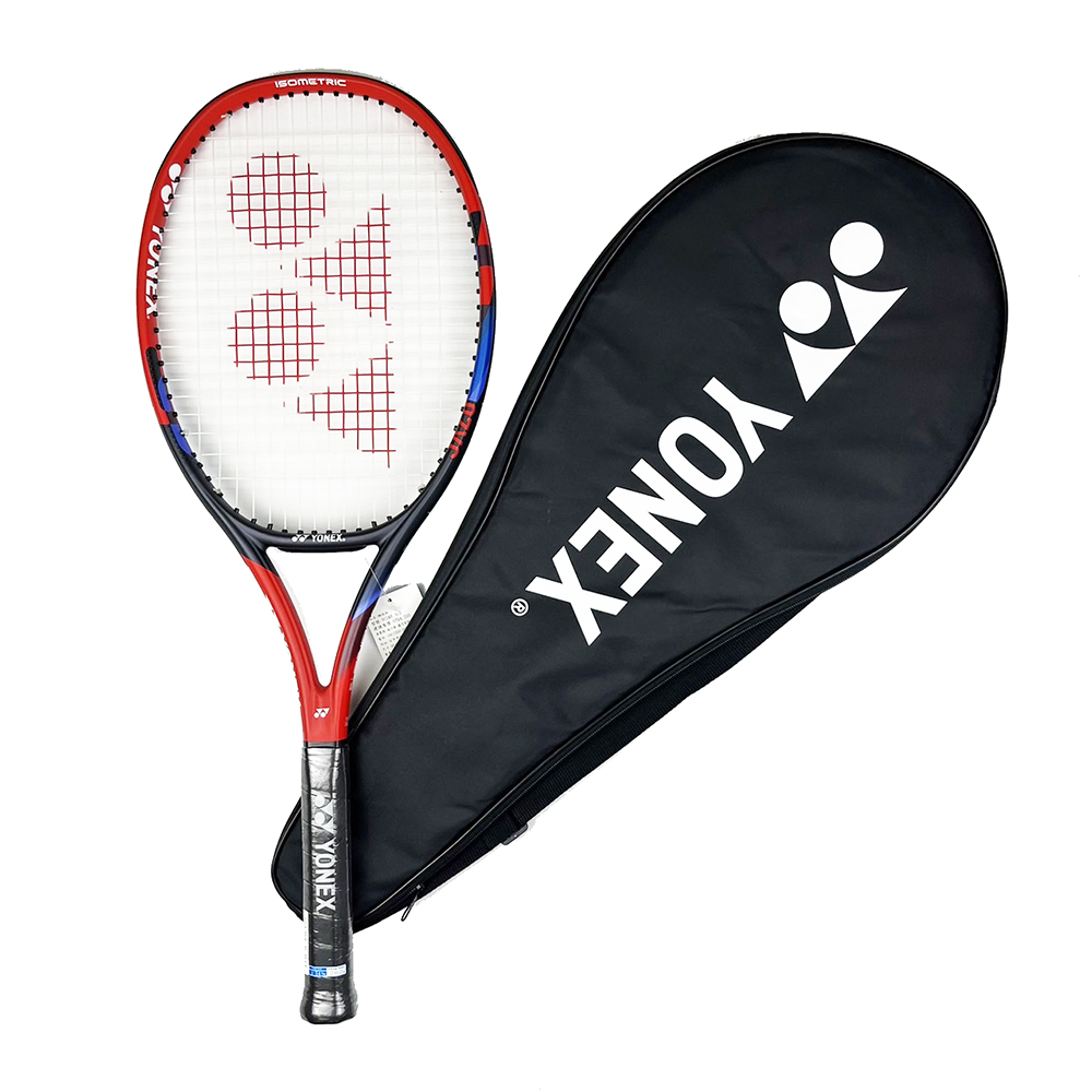 YONEX 硬式網球拍穿線拍紅X藍(VCOREACE)折扣推