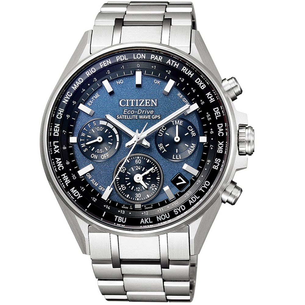 CITIZEN 星辰 光動能 鈦金屬 GPS對時 男錶 手錶