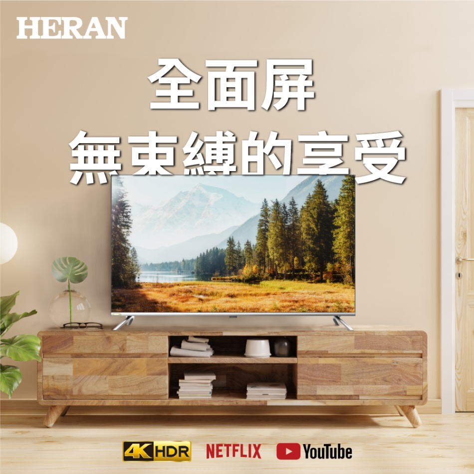 HERAN 禾聯 55型4K HDR智慧聯網液晶顯示器(55
