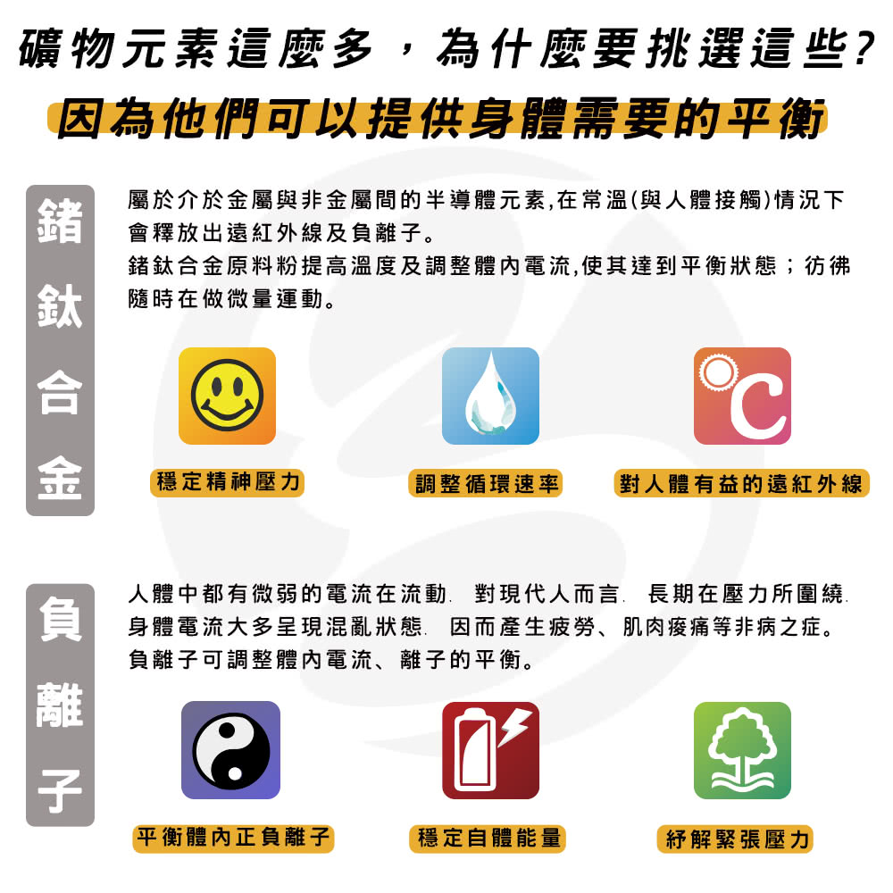 人體中都有微弱的電流在流動、對現代人而言,長期在壓力所圍繞.