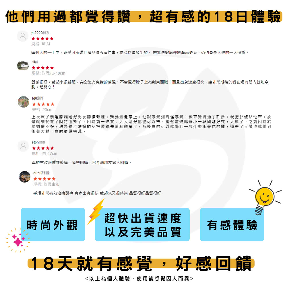 質感很好,戴起來很舒服,完全沒有負擔的感覺。不會覺得脖子上有戴東西峨而且出貨速度很快,讓非常期待的我在短時間内就能拿