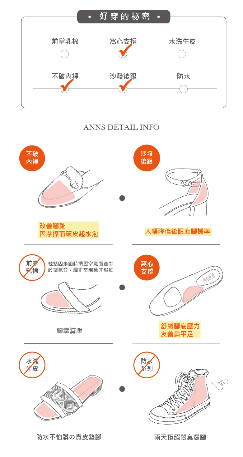 Ann’S 名品方形鑽扣-漆皮QQ彈力舒適厚底粗跟樂福鞋6c
