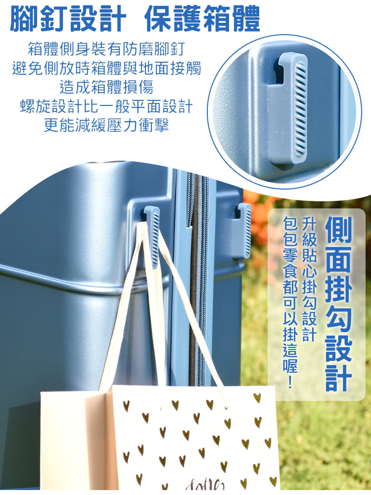 避免側放時箱體與地面接觸