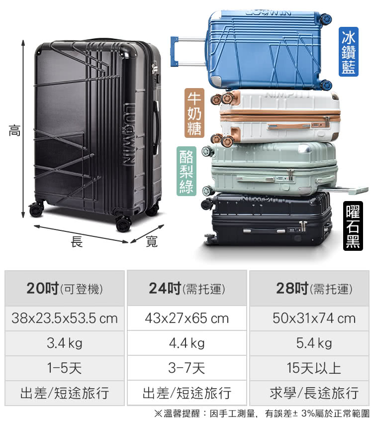 溫馨提醒因手工測量,有誤差3%屬於正常範圍