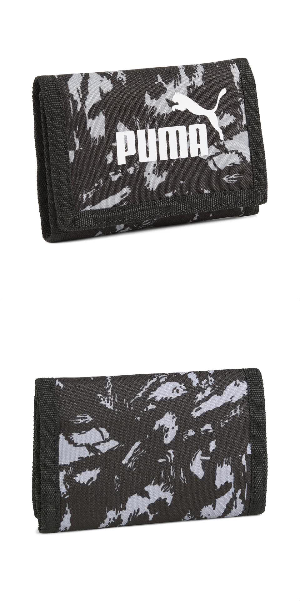 PUMA 錢包 Phase AOP Wallet 黑 灰 零