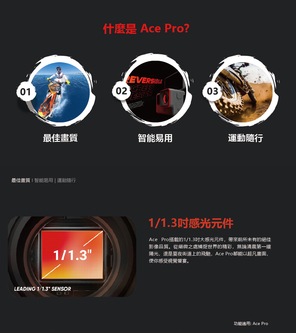 自拍不求人組 Insta360 Ace Pro 翻轉螢幕廣角