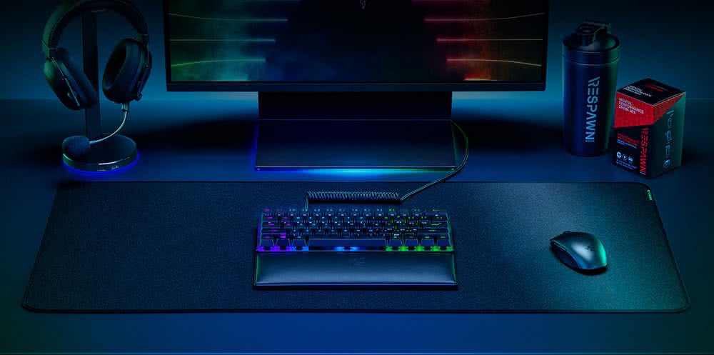 Razer 雷蛇 Atlas 強化玻璃遊戲滑鼠墊(黑)好評推