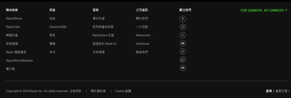 Copyright  2024 Razer Inc. All rights reserved. 法律條款