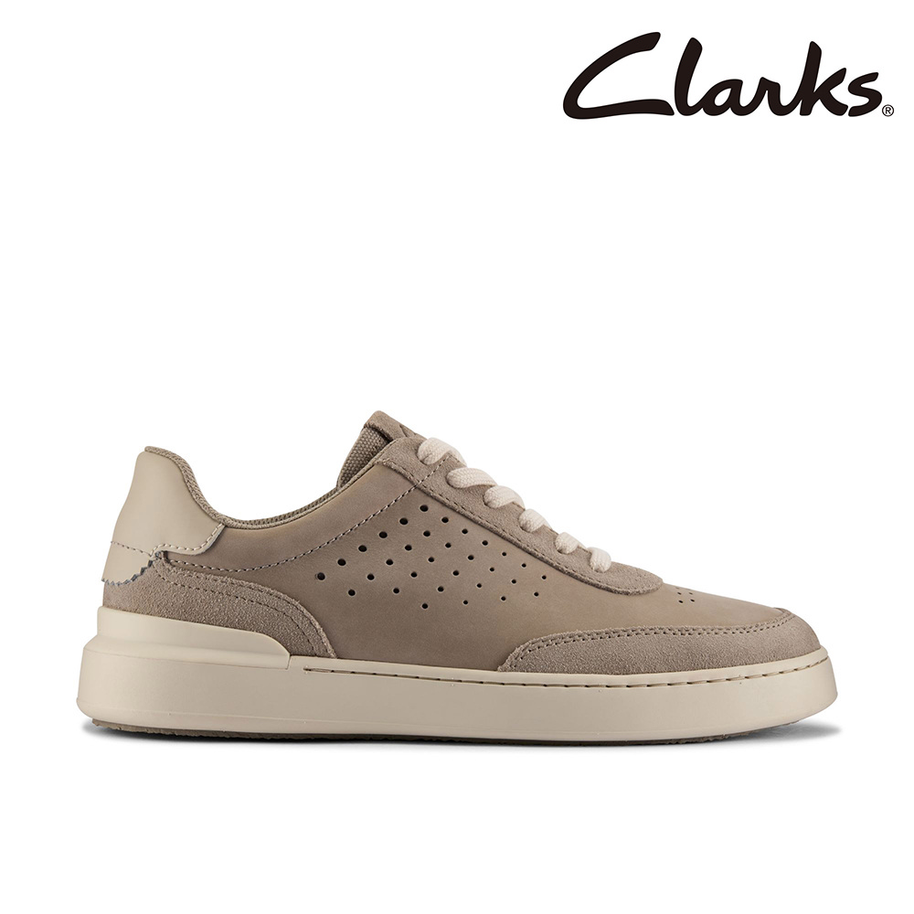 Clarks 男鞋 Courtlite Run 時尚綁帶充孔