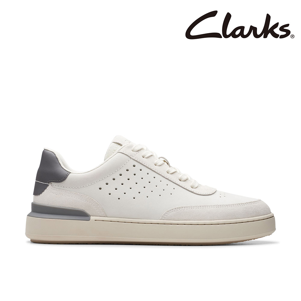 Clarks 男鞋 Courtlite Run 時尚綁帶充孔