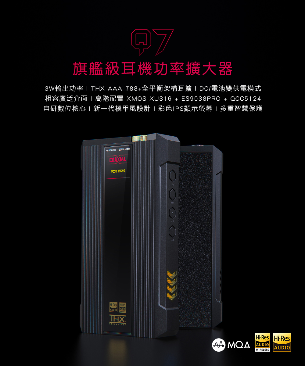 FiiO 旗艦級隨身功率擴大器(Q7) 推薦