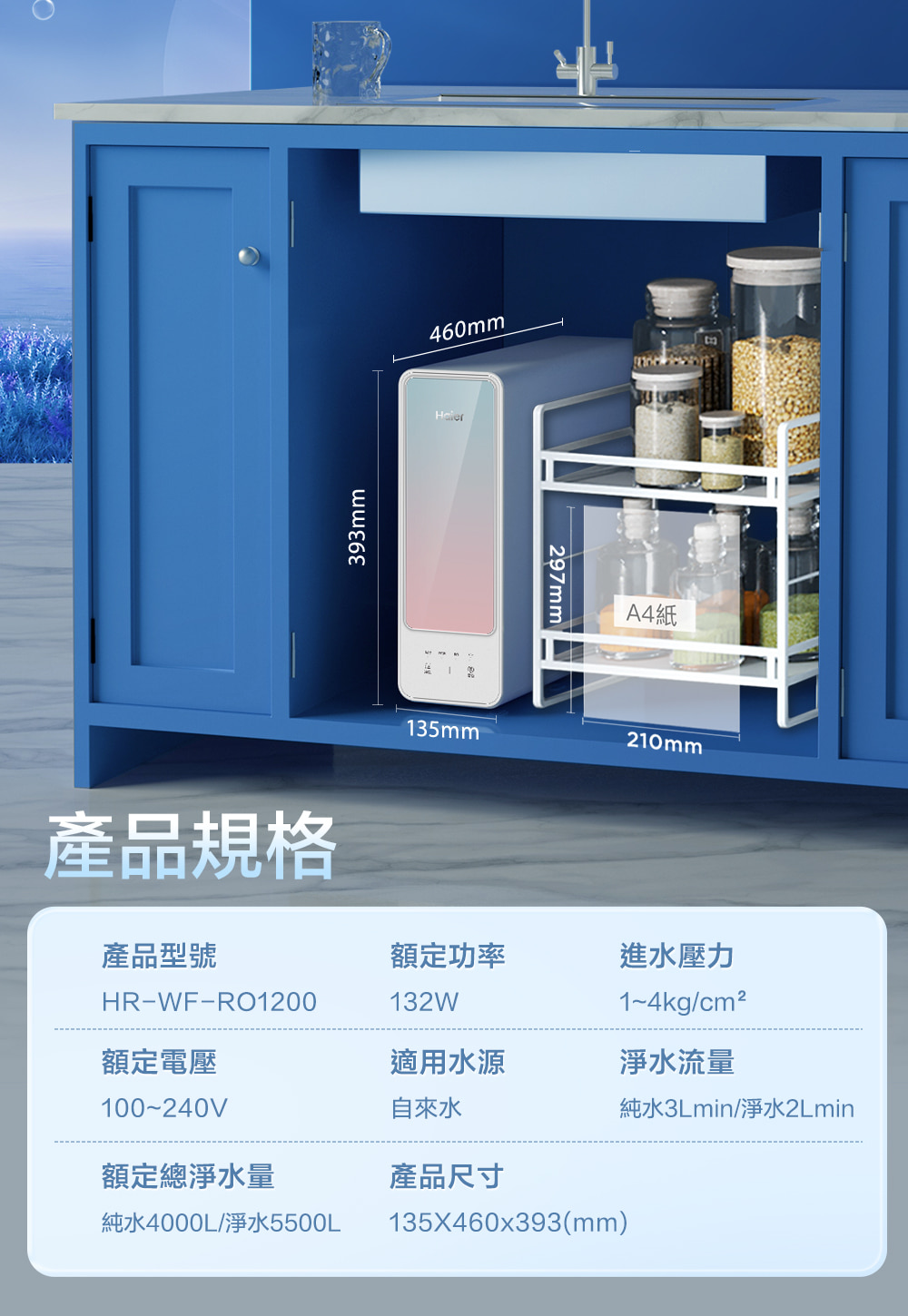 純水3Lmin淨水2Lmin