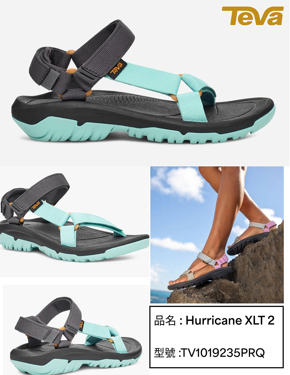 TEVA Hurricane XLT2 女 機能運動涼鞋/雨