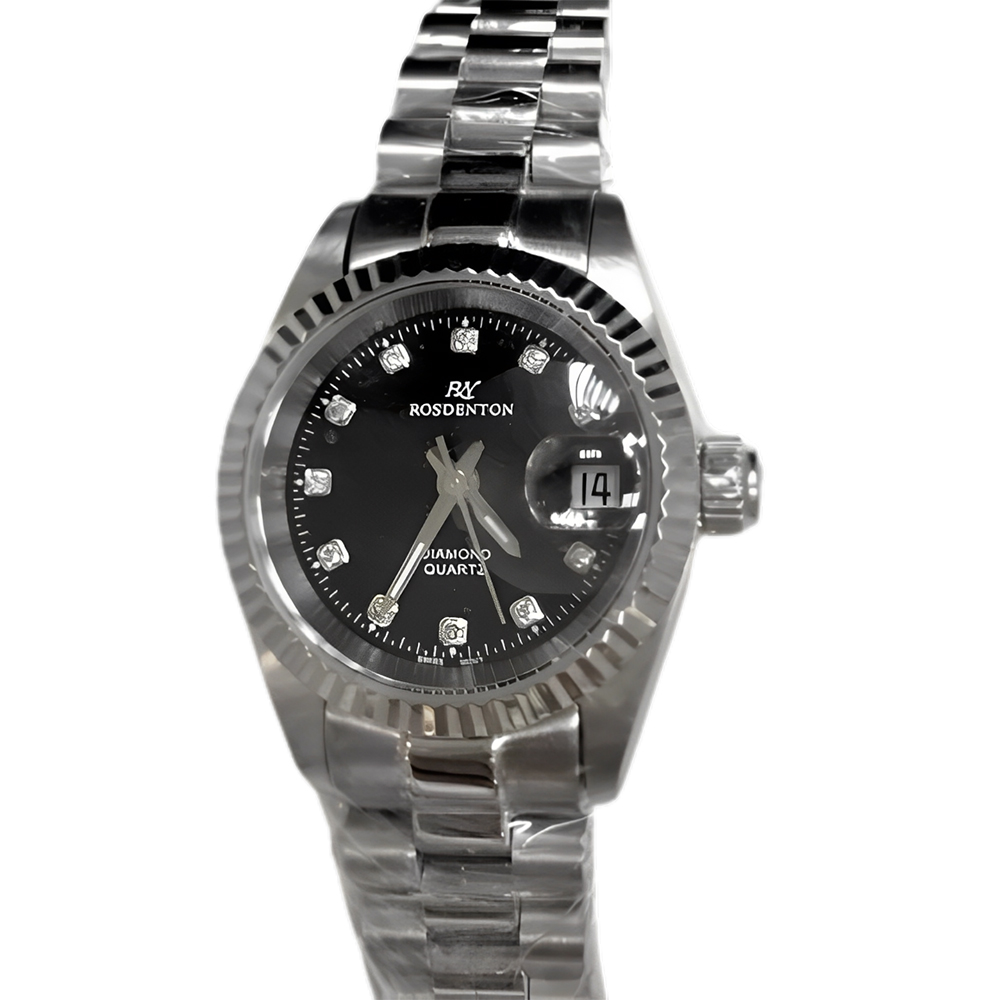 ROSDENTON 勞斯丹頓 公司貨R1 經典真鑽 鋼帶腕錶