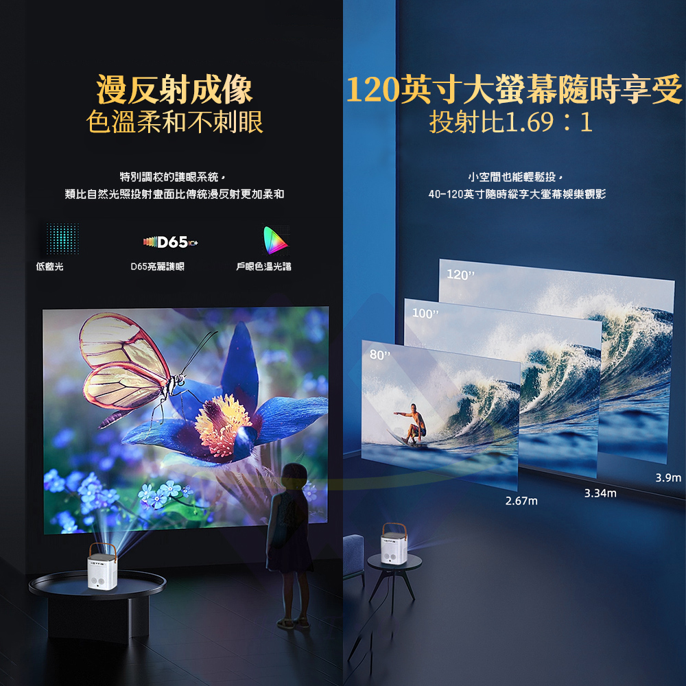 類比自然光照投射畫面比傳統漫反射更加柔和