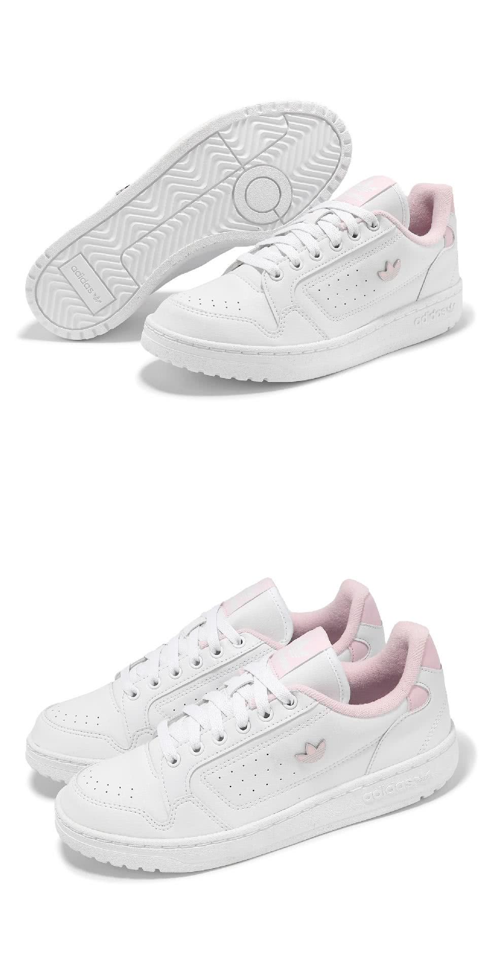 adidas 愛迪達 休閒鞋 NY 90 W 女鞋 白 粉 