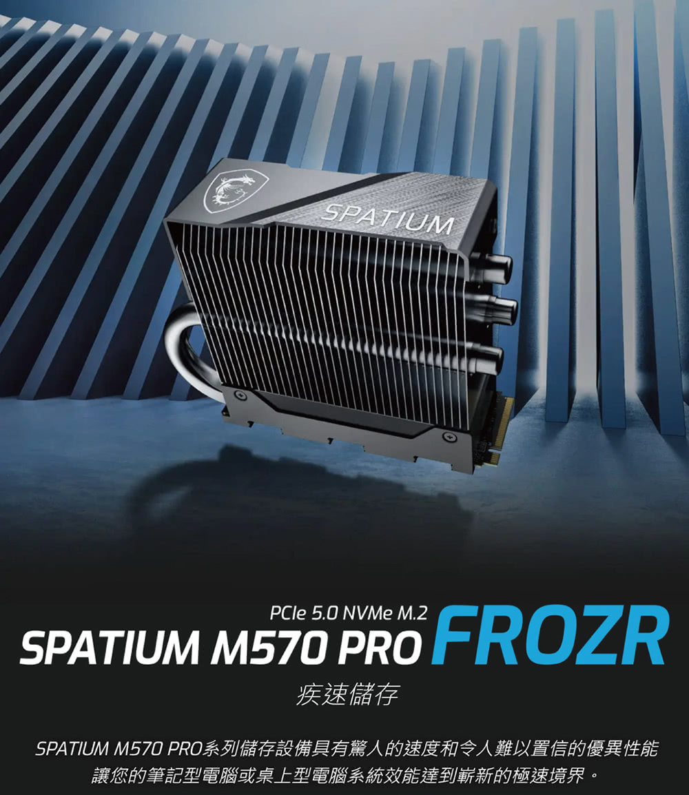 MSI 微星 搭8埠交換器★SPATIUM M570 Pro MSI 微星 搭8埠交換器★SPATIUM M570 Pro