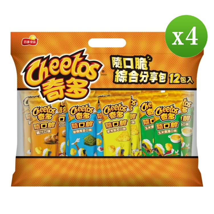 cheetos 奇多 奇多隨口脆玉米脆綜合分享包336gx4