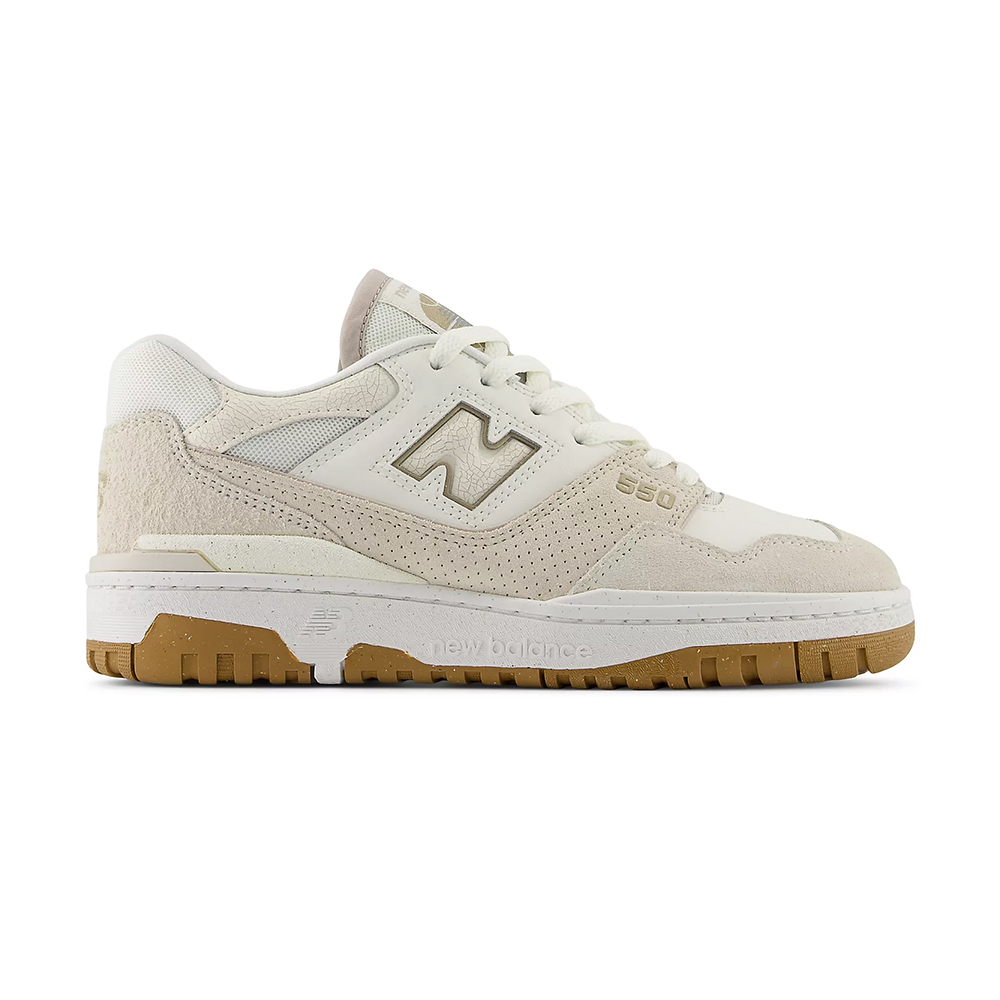 NEW BALANCE NB 550 女鞋 米色 麂皮 焦糖