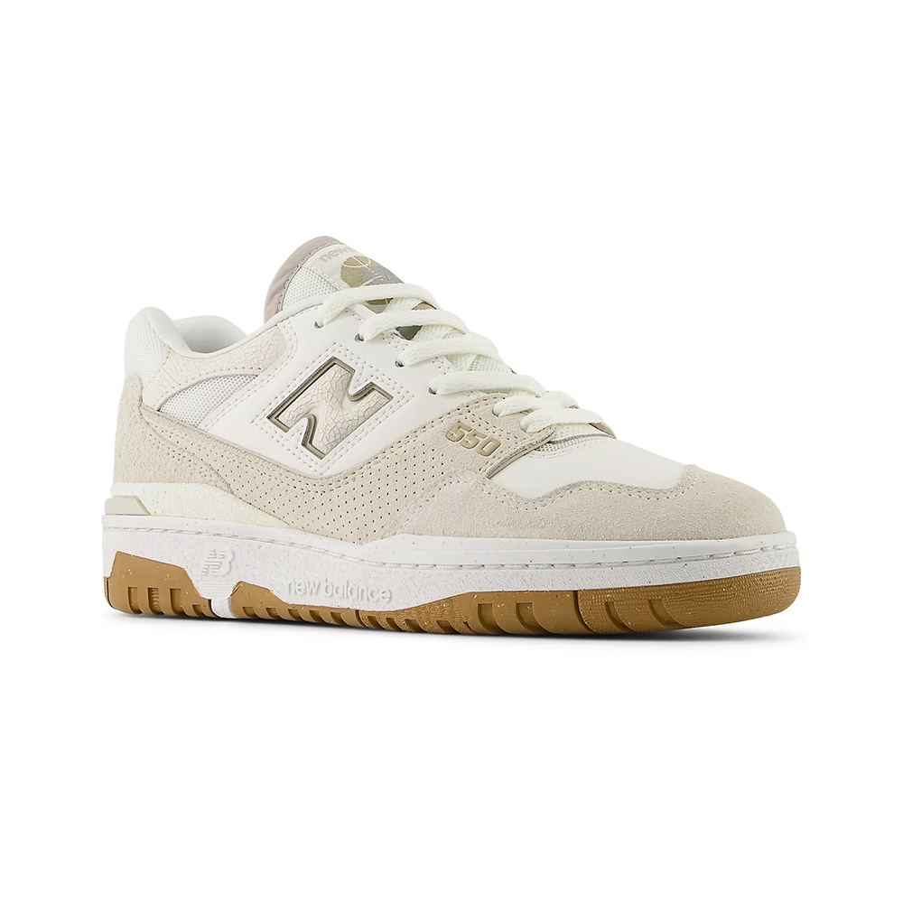 NEW BALANCE NB 550 女鞋 米色 麂皮 焦糖