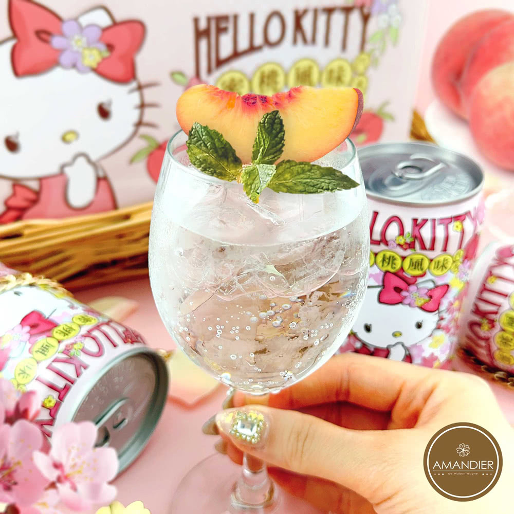 雅蒙蒂 Hello Kitty點心飲料組(脆果球-起司風味6