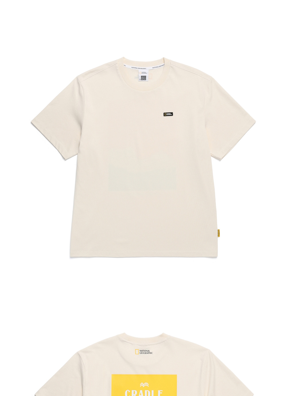 國家地理服飾官方旗艦 男女同款 NATURE印花圖案涼感短袖