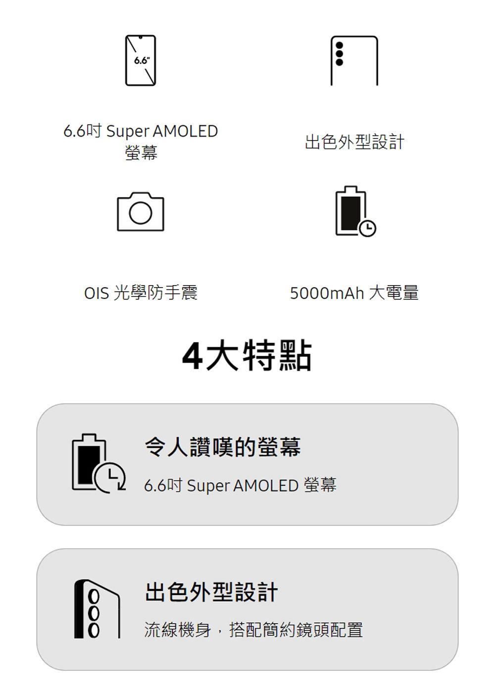 SAMSUNG 三星 Galaxy A34 5G 6.6吋(