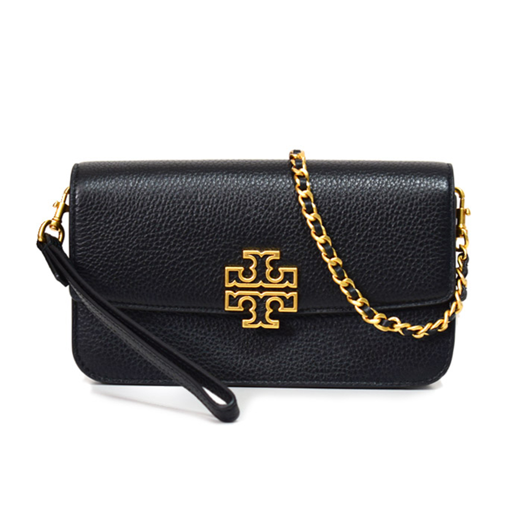 TORY BURCH Britten系列簡約黑大TB log