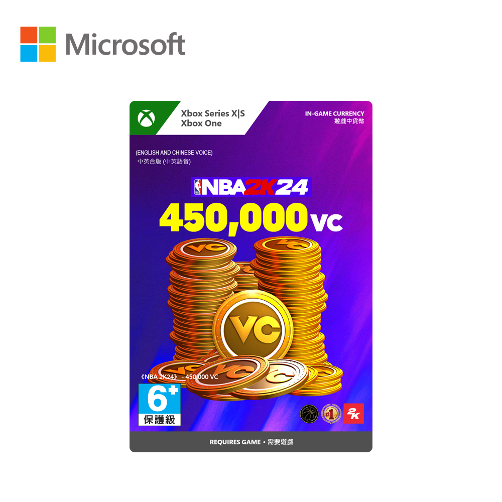 Microsoft 微軟 NBA 2K24 450000遊戲