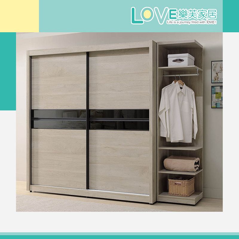 LOVE 樂芙 多威瑟斯7.5尺推門衣櫃/衣櫥折扣推薦