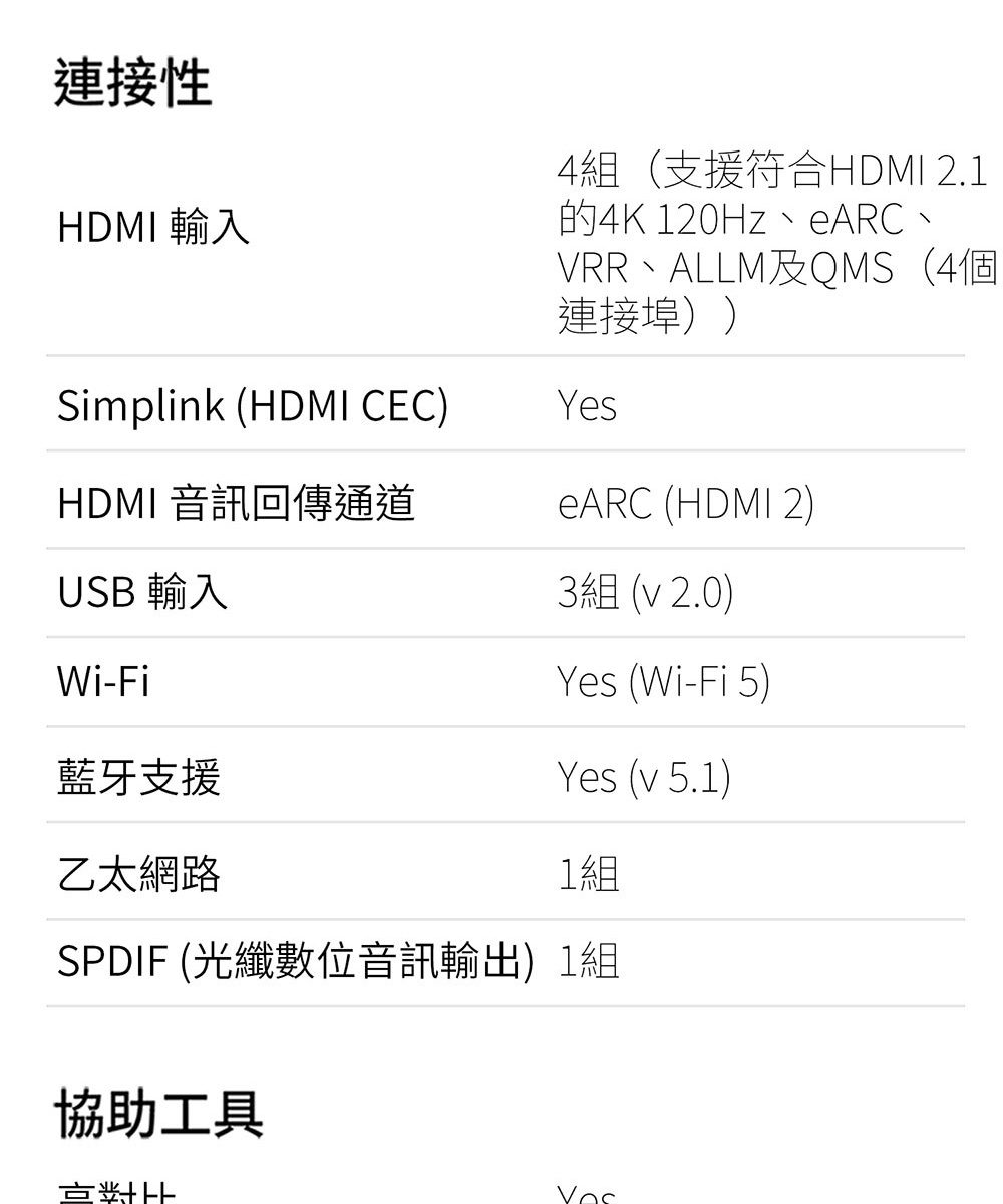 SPDIF 光纖數位音訊輸出1組
