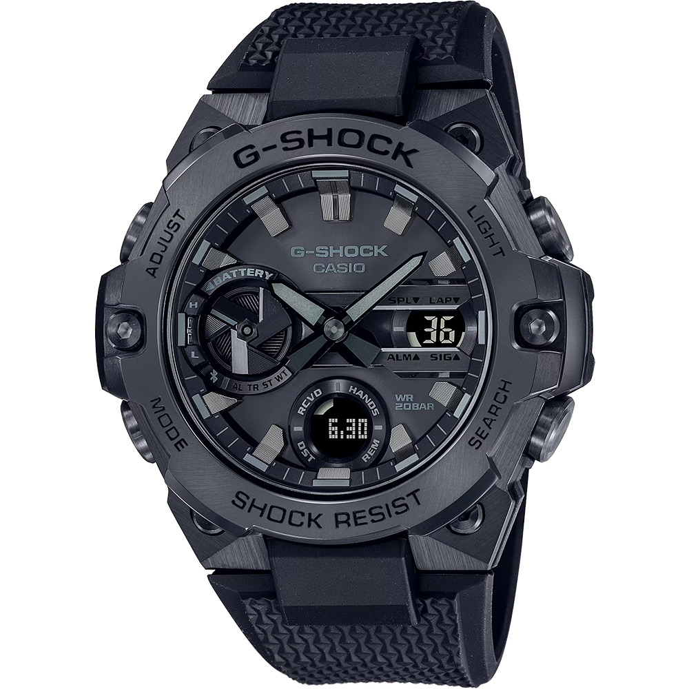CASIO 卡西歐 G-SHOCK 太陽能藍芽碳核心手錶(G