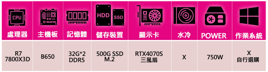 微星平台 R7八核 Geforce RTX4070 SUPE