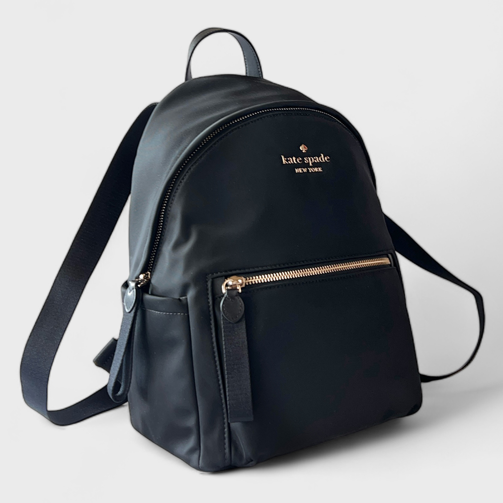 KATE SPADE Chelsea 尼龍拉鍊後背包(中款/